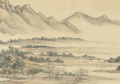 图片[2]-Inscription for Wang Hui’s Morning Colors on Serried Peaks-China Archive